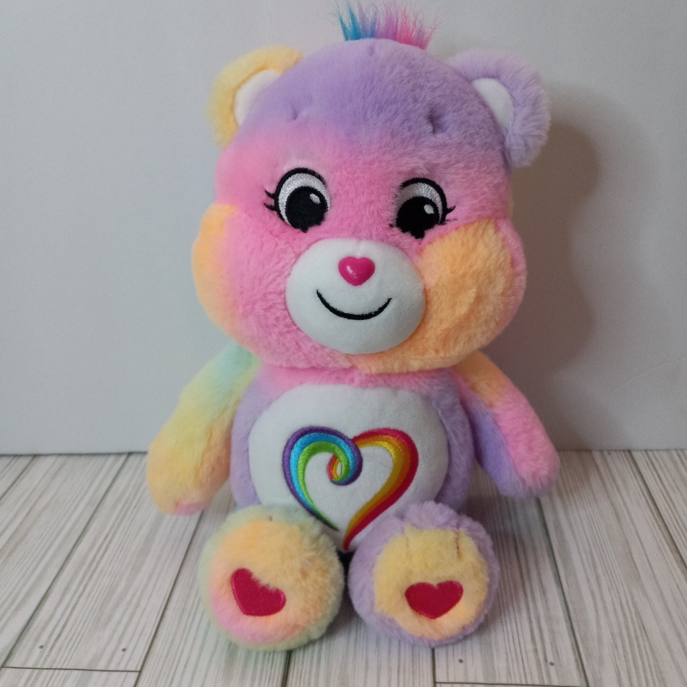 Rainbow Pastel Togetherness Care Bear Plush